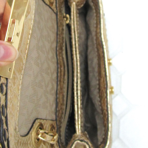 MICHAEL Michael Kors Gold Leather Purse - Picture 3 of 8